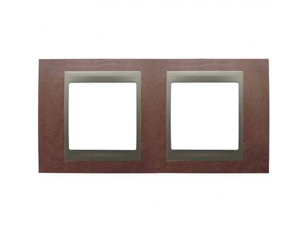 Рамка 2-постовая Schneider Electric Unica Top MGU66.004.2M3