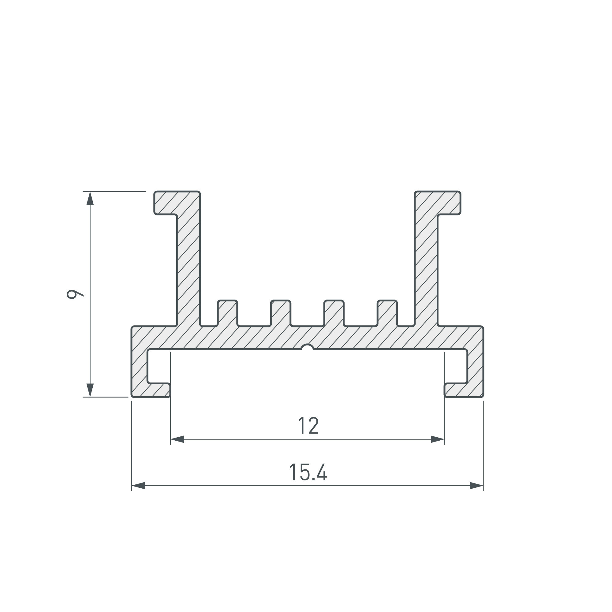 Основание Arlight для ленты SL-LINE-2522-2500 033415