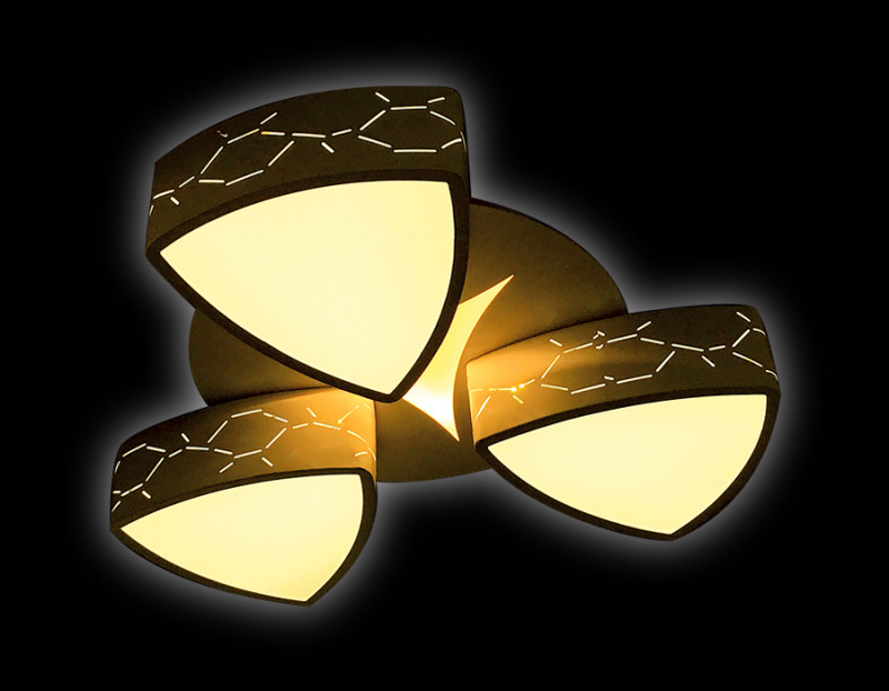 Накладная люстра Ambrella Light FG2063 WH 72W+15W D330