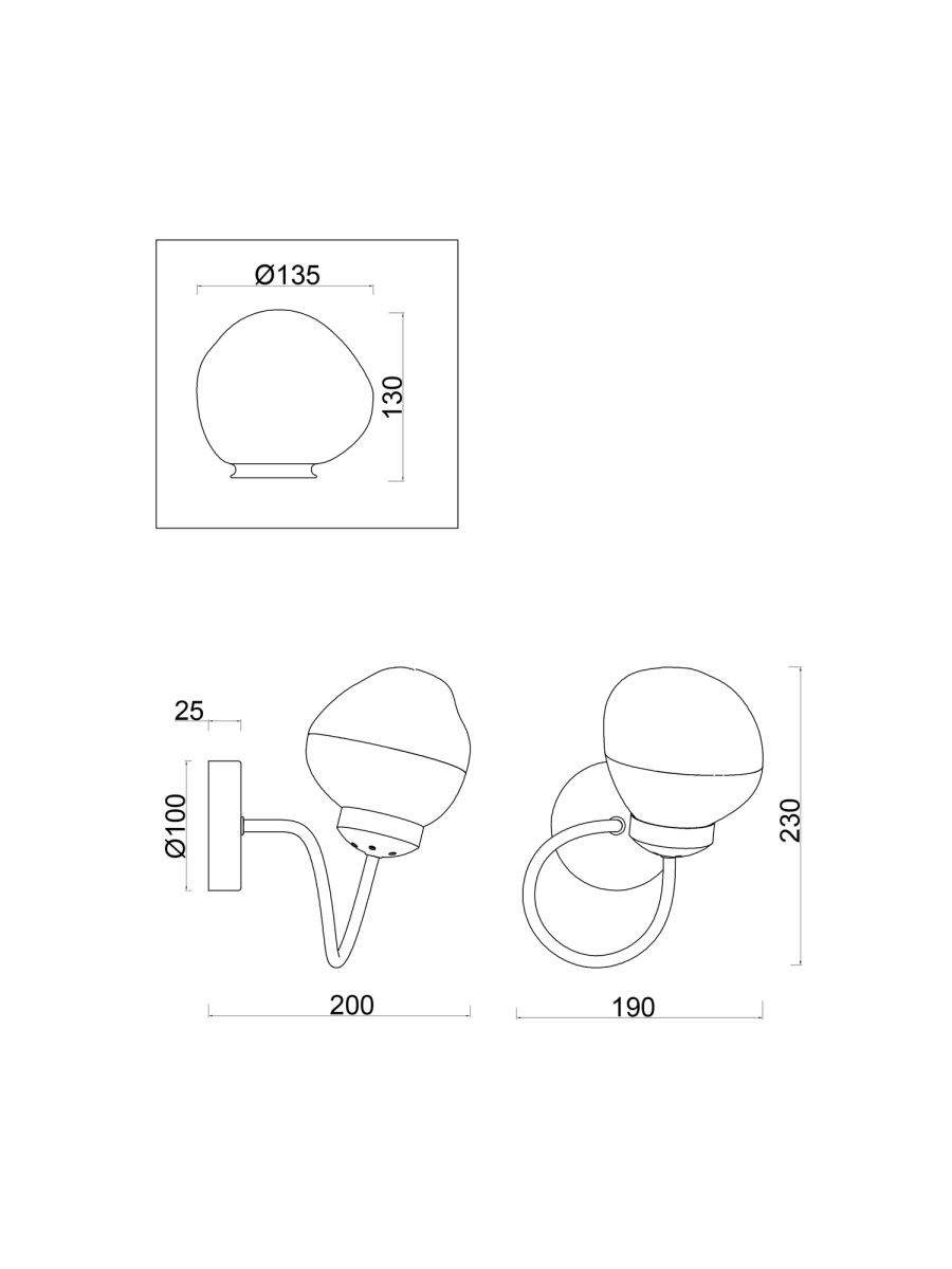 Бра Freya Volani FR8017WL-01MG