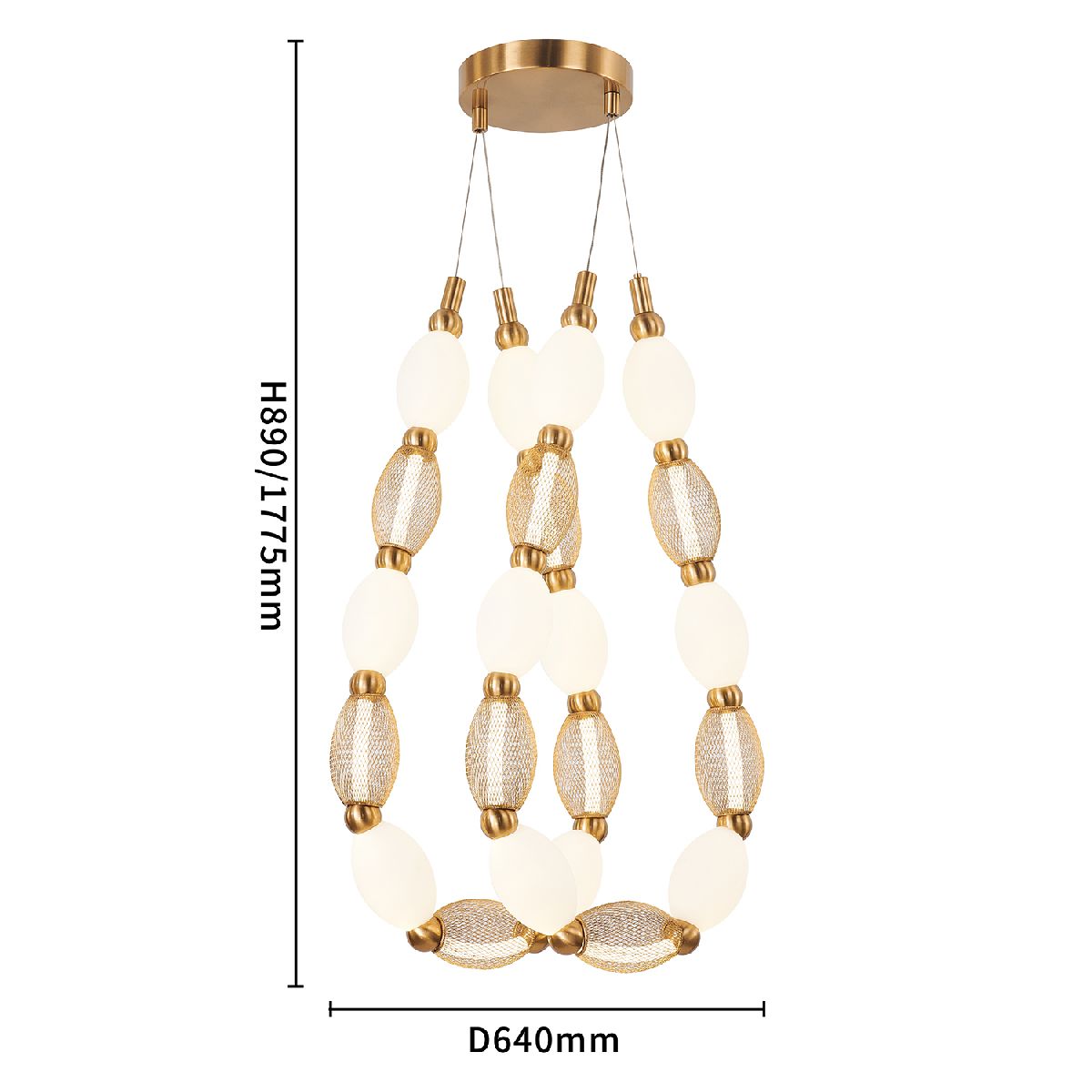 Подвесная люстра Favourite Perler 4559-2PC