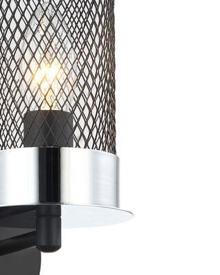 Бра Lumien Hall Элоди 4015/1W-BK-CR