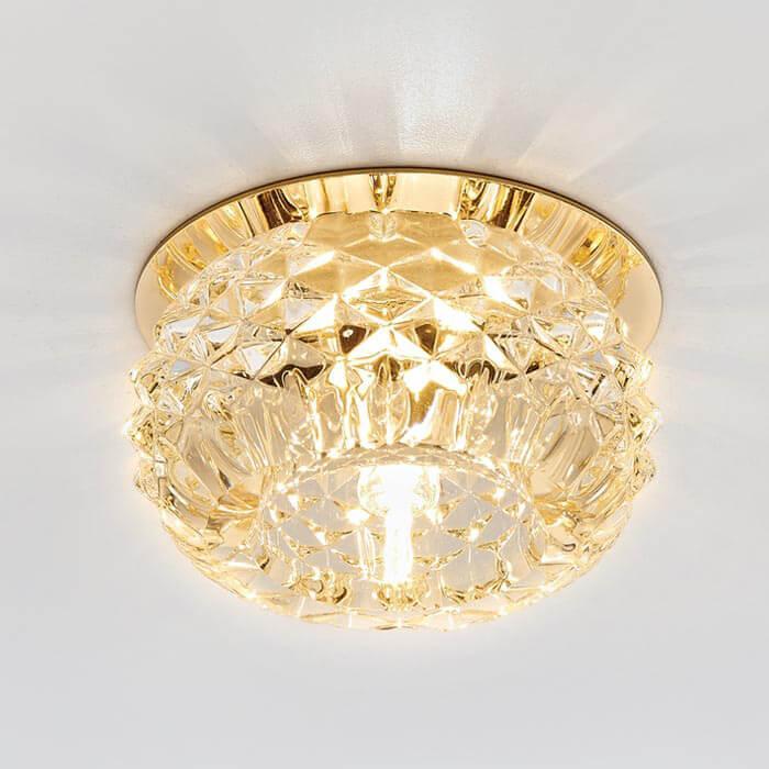 Встраиваемый светильник Ambrella Light Desing D7323 CL/G