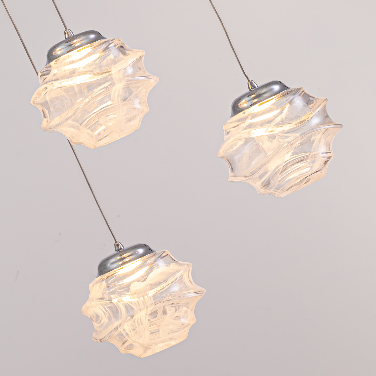 Подвесной светильник Delight Collection MD25030003-3A chrome/clear