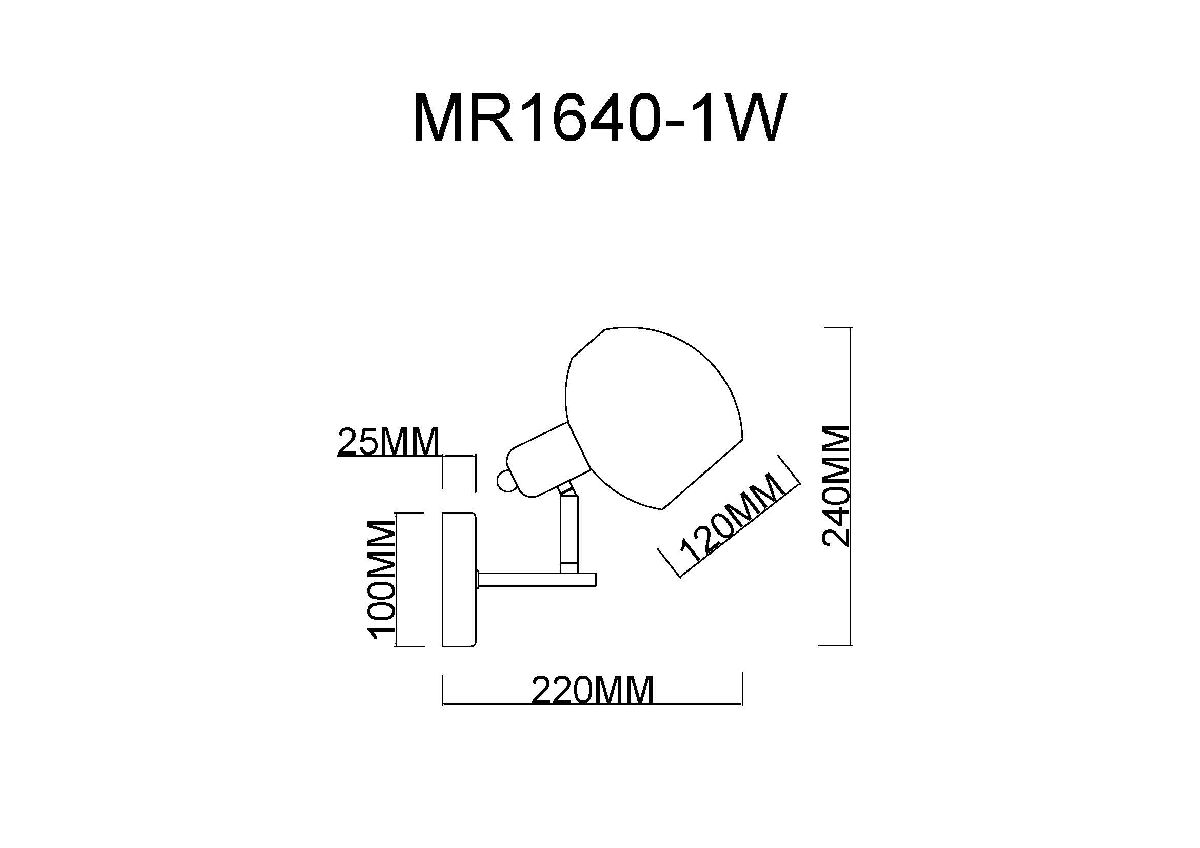 Спот MyFar Diana MR1640-1W