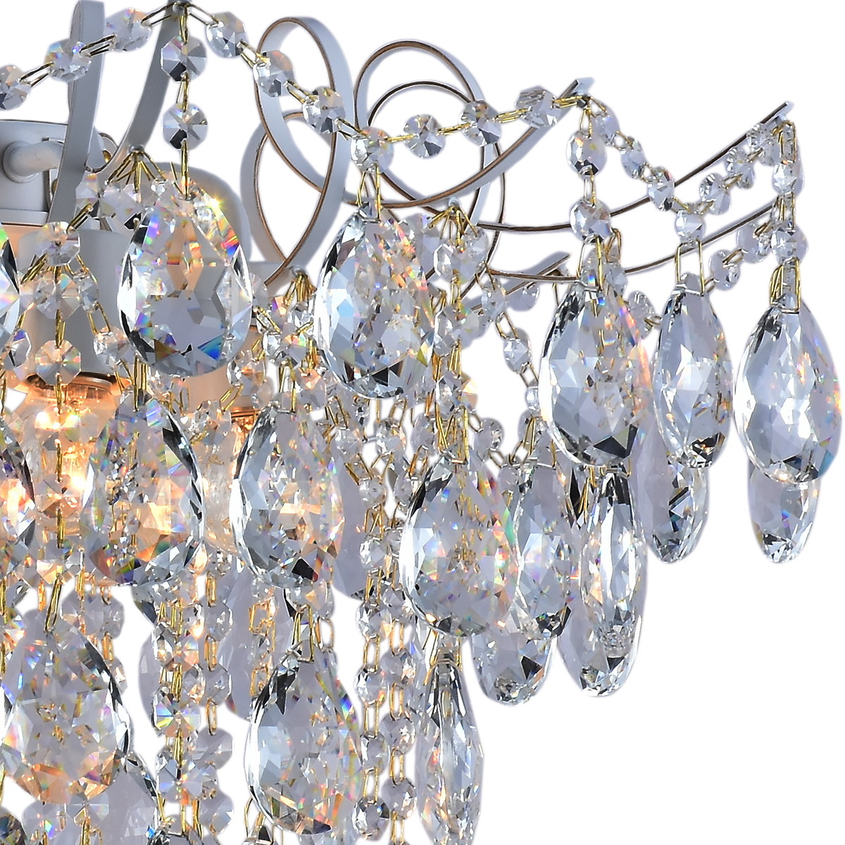 Люстра на штанге Reluce 04058-0.3-06 WH+GOLD PN