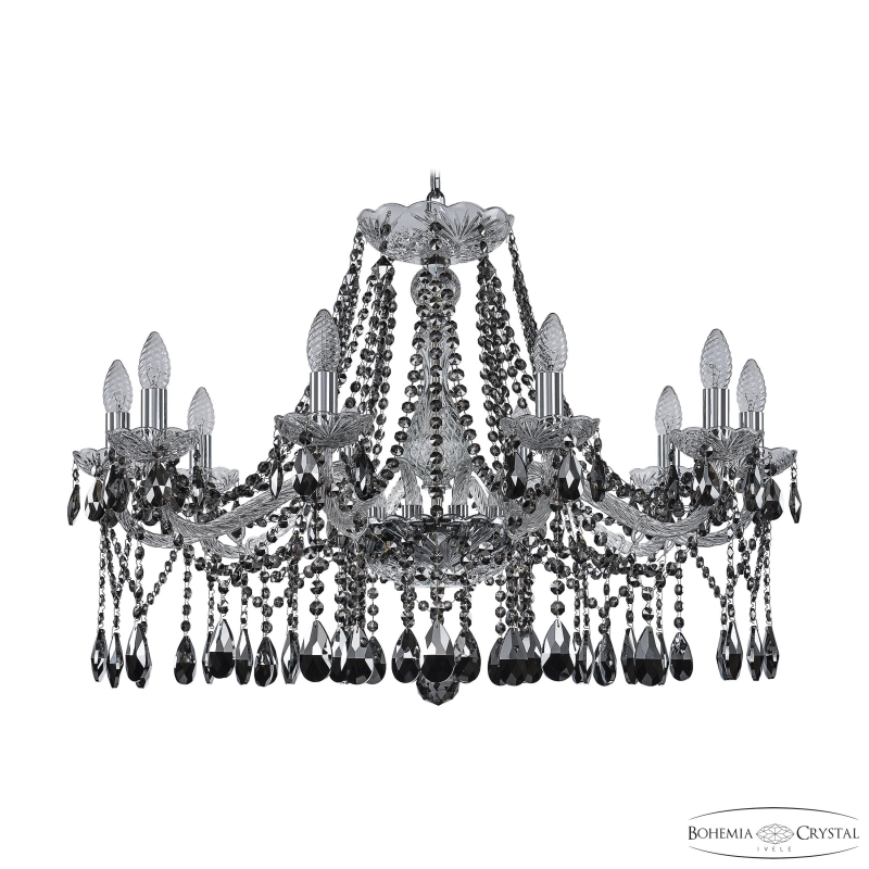 Подвесная люстра Bohemia Ivele Crystal 1413/10/300 Ni R781