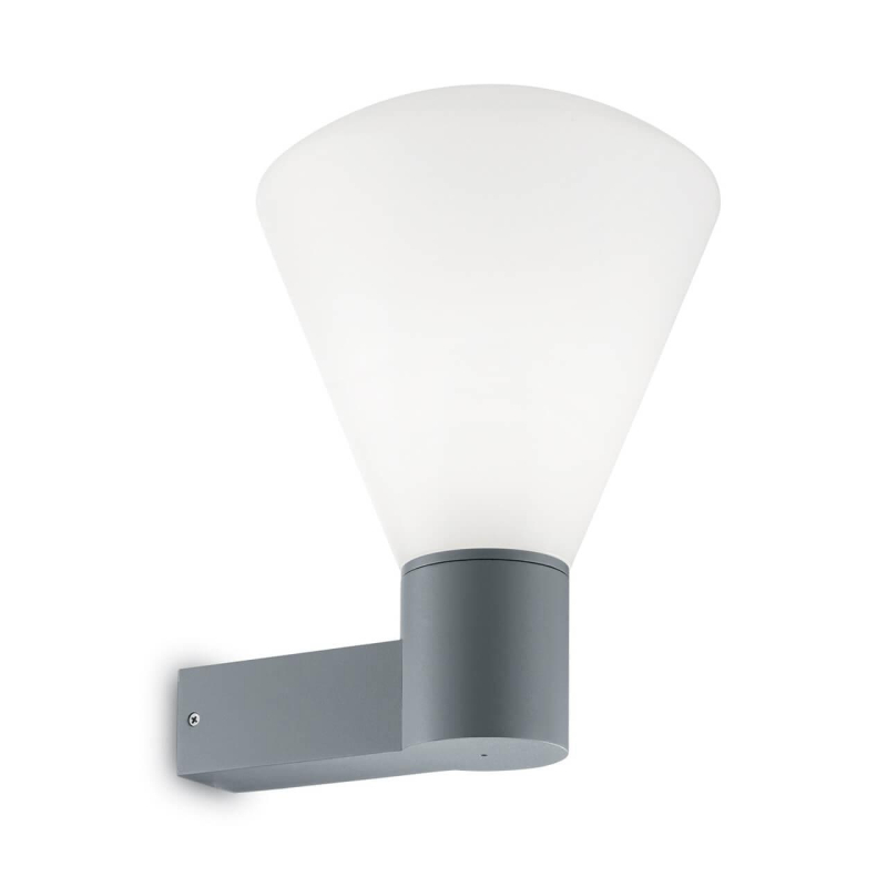 Уличный настенный светильник Ideal Lux Ouverture AP1 Grigio 187099