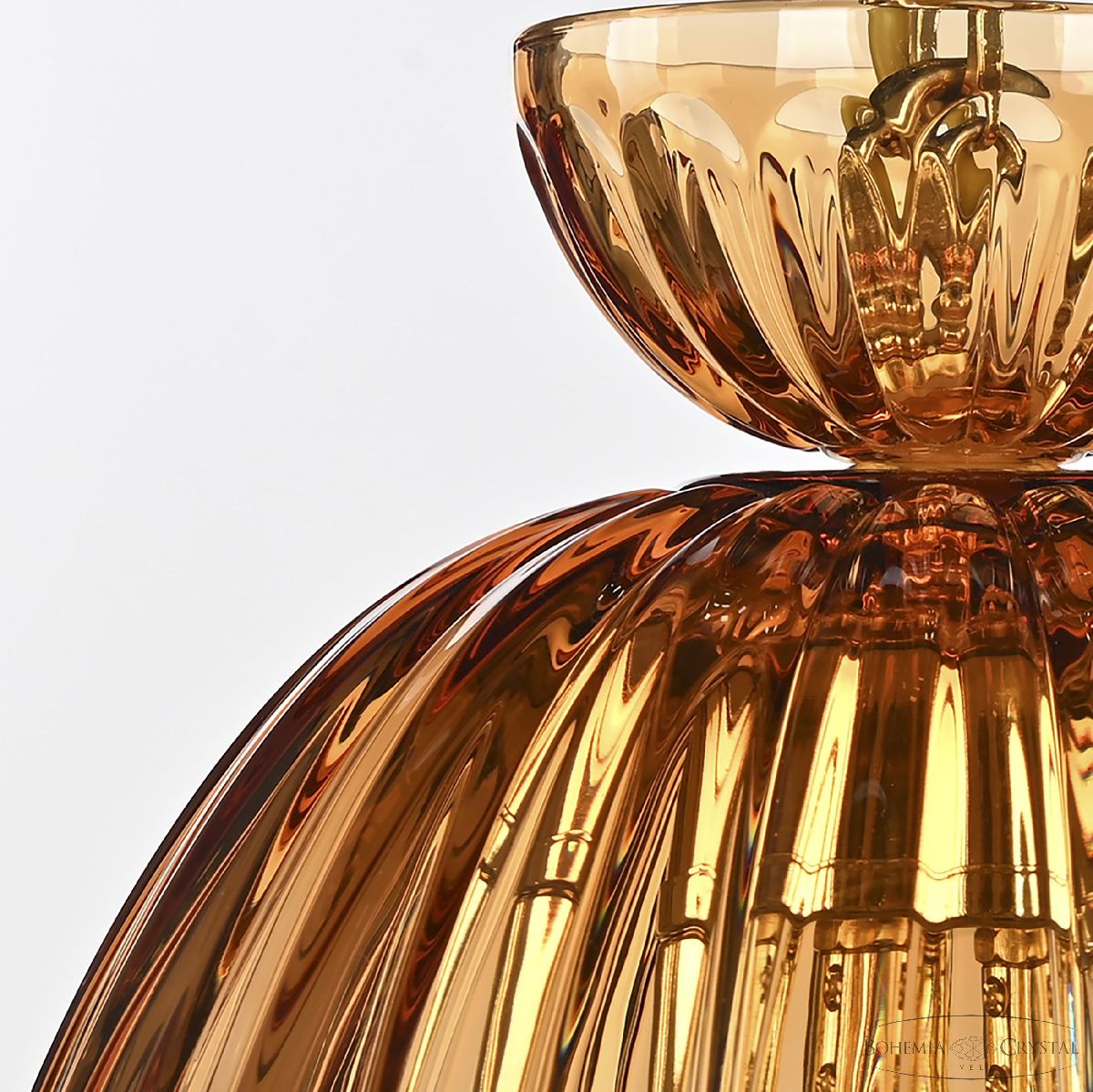 Подвесной светильник Bohemia Ivele Crystal 5480/22 G Amber/M-1H