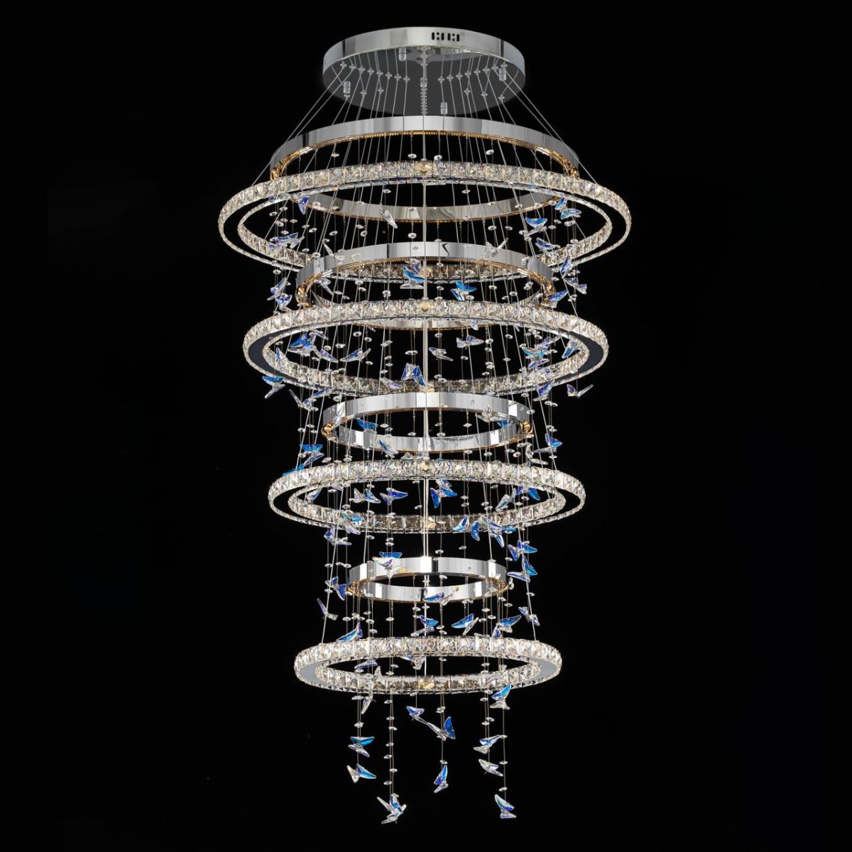 Подвесная люстра с пультом управления Citilux Etera CL322090