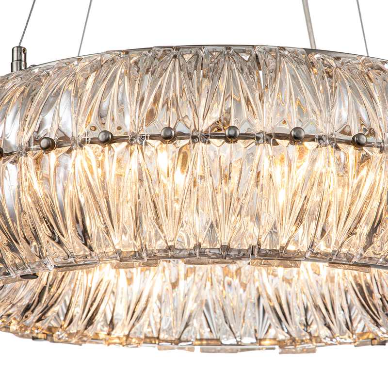 Подвесная люстра Indigo Finezza 12023/8P Nickel V000300