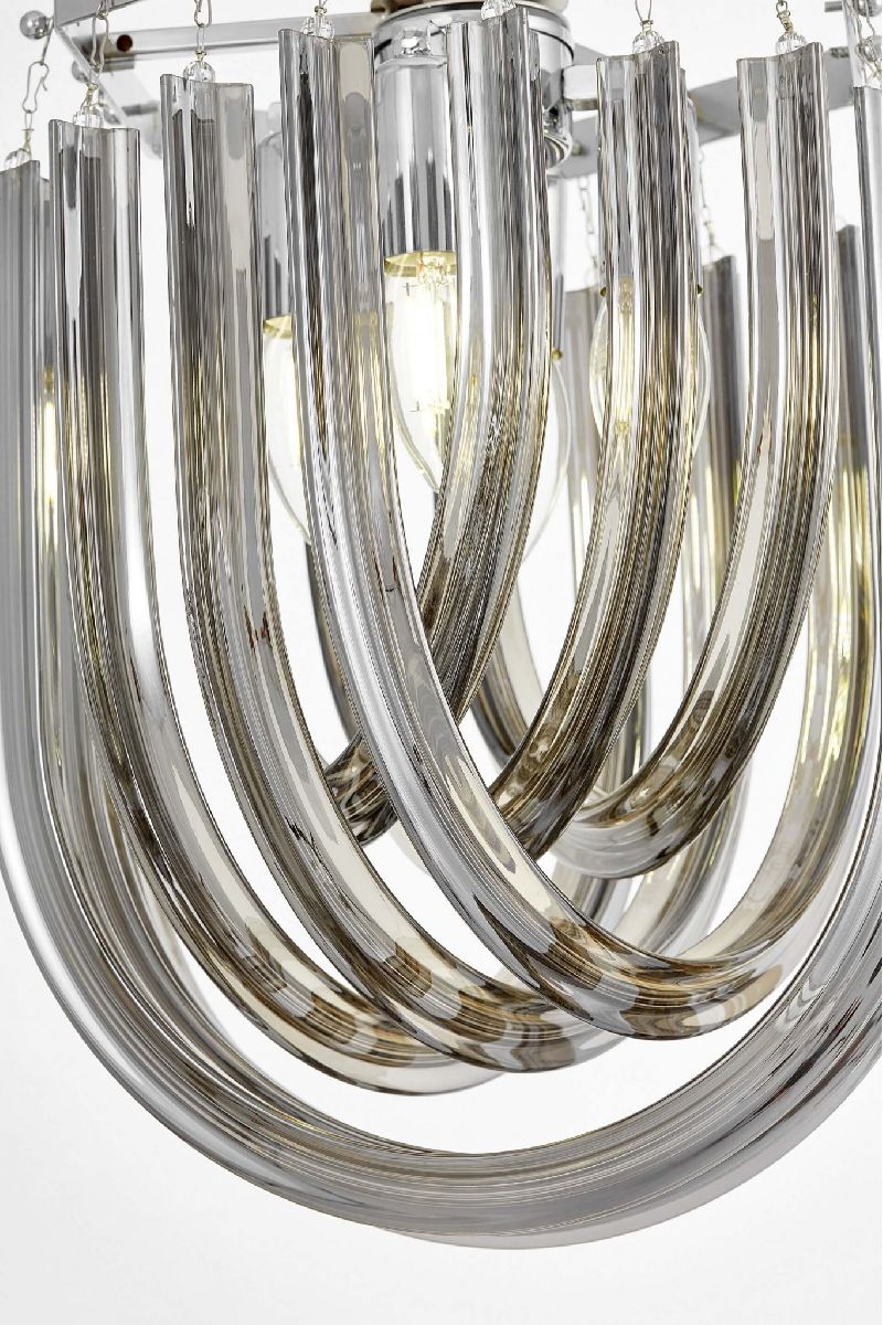 Подвесная люстра Lumina Deco Boscone LDP 7044-300 CHR+GY