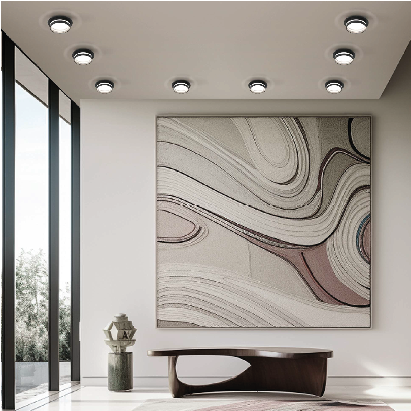 Встраиваемый светильник Wolta Moderno WDL-GX53/01BL