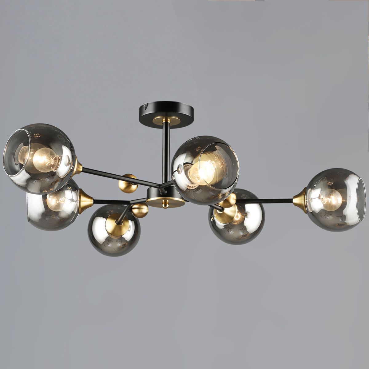 Люстра на штанге Reluce 01070-0.3-06 BK+COP