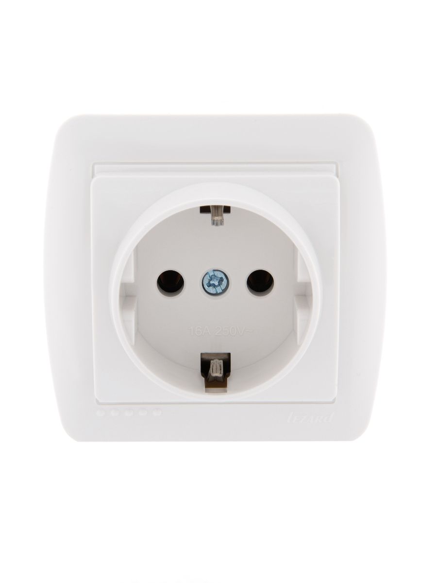 Розетка с/з Lezard Demet 711-0200-122