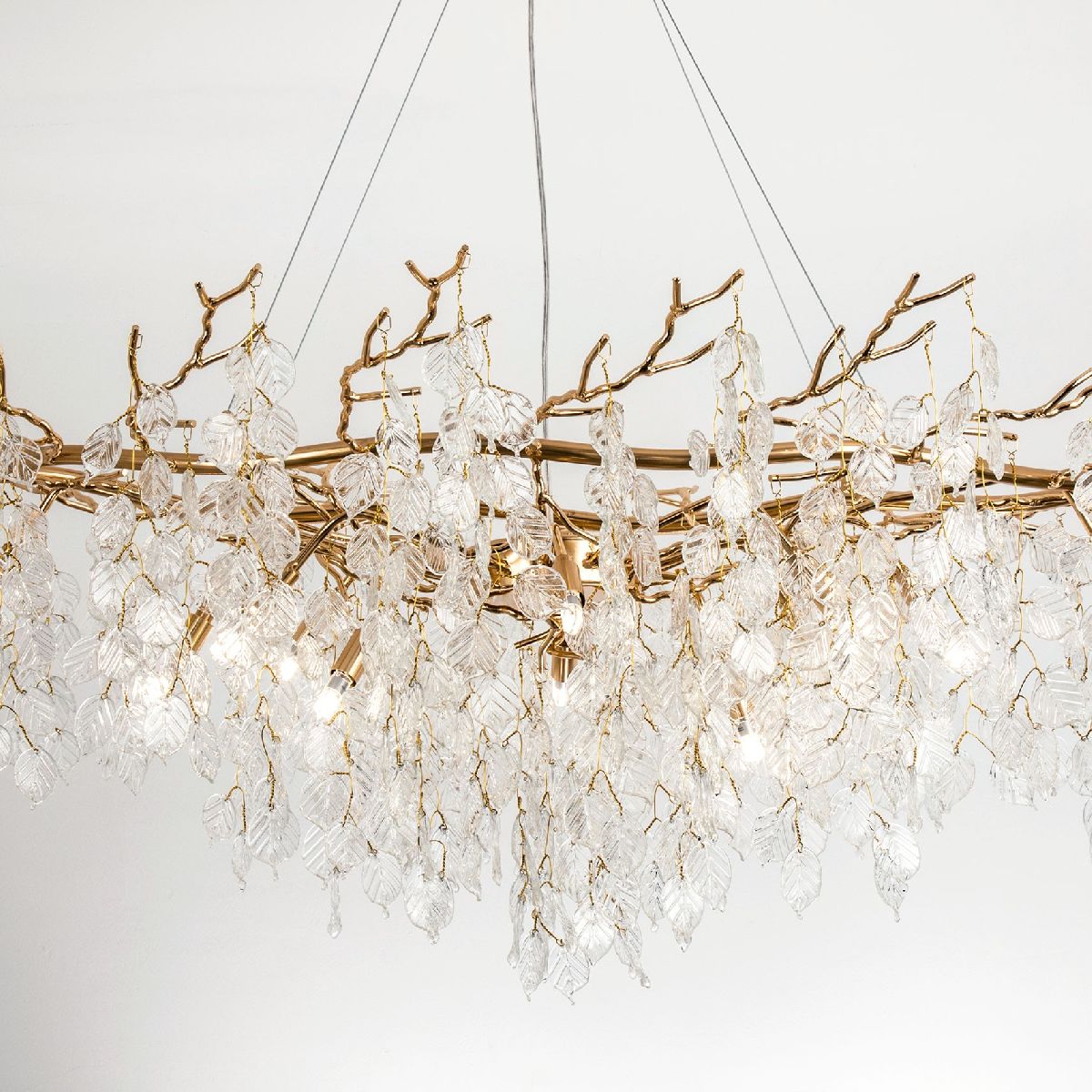 Подвесная люстра флористика Modestyle MS.2109.1200 GD