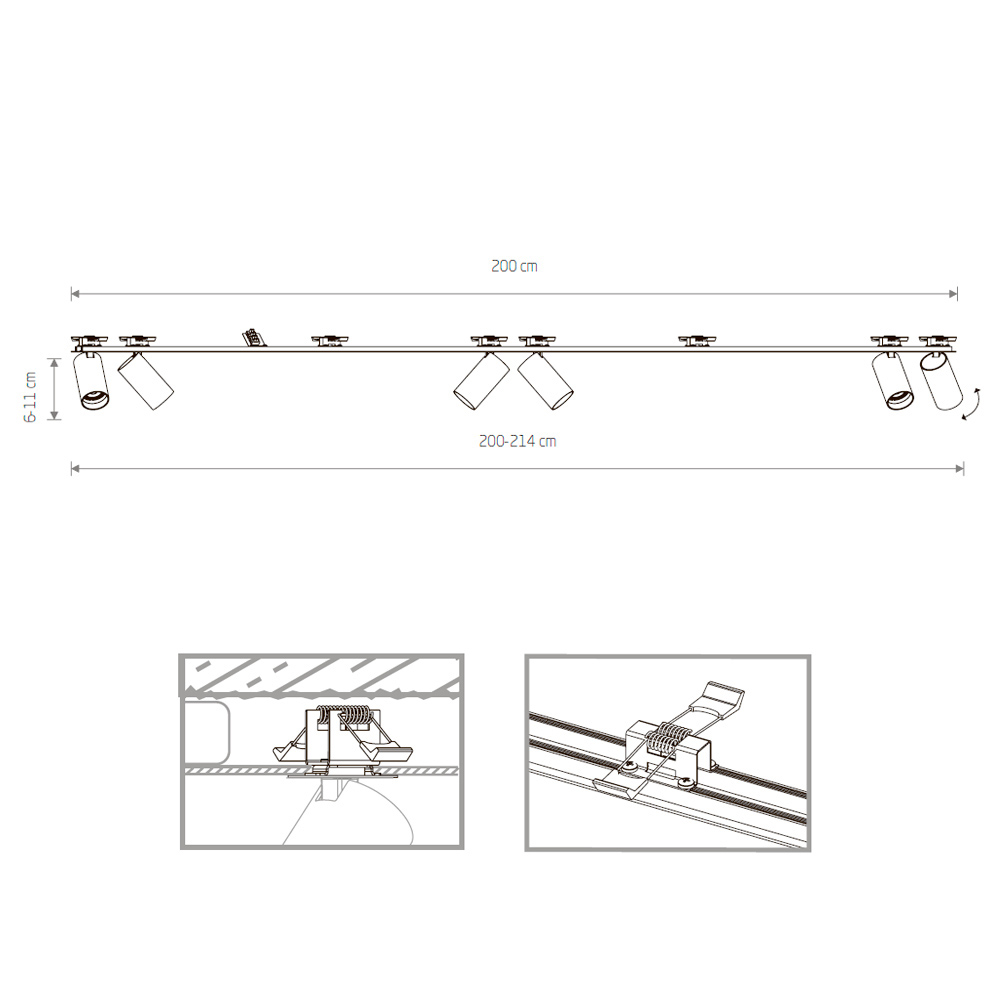 Спот Nowodvorski Mono Surface 7748