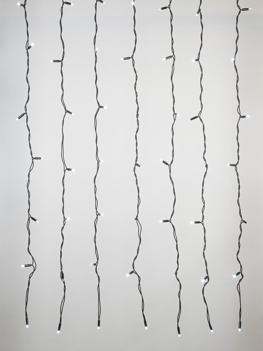 Уличная светодиодная гирлянда (UL-00003939) Uniel занавес белый ULD-C2030-240/TBK White IP67