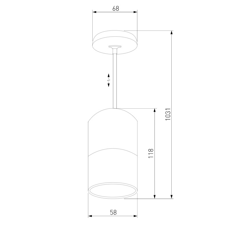Подвесной светильник Eurosvet Mini Topper 50146/1 хром/черный жемчуг