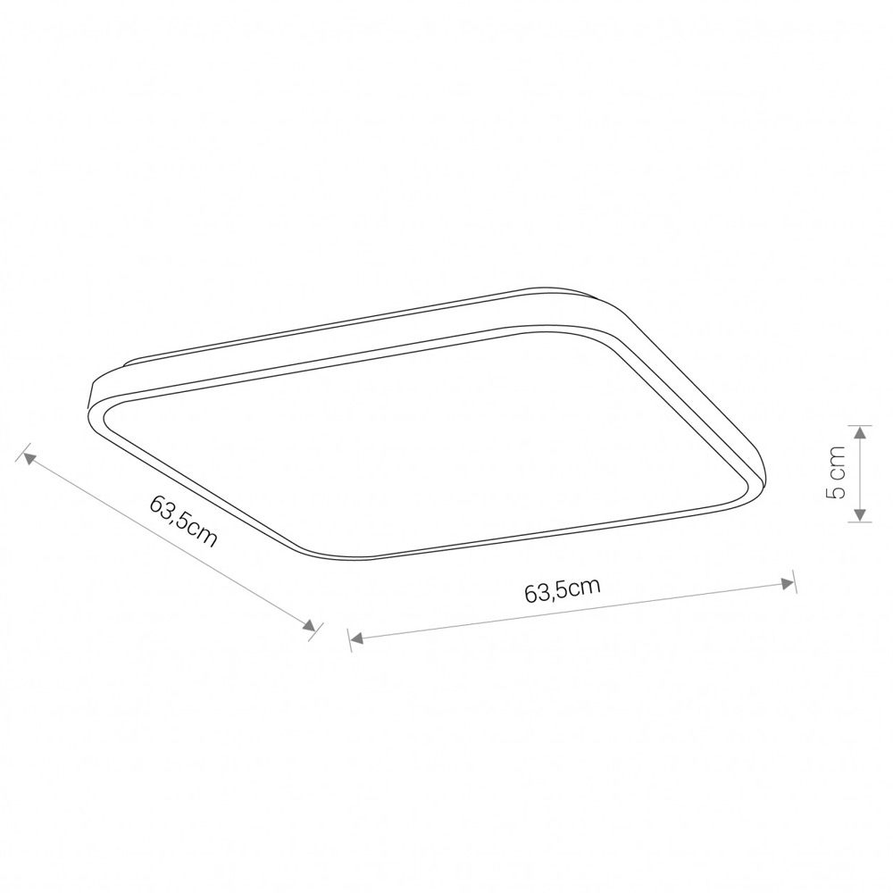 Потолочный светильник Nowodvorski Agnes Square Led 8114
