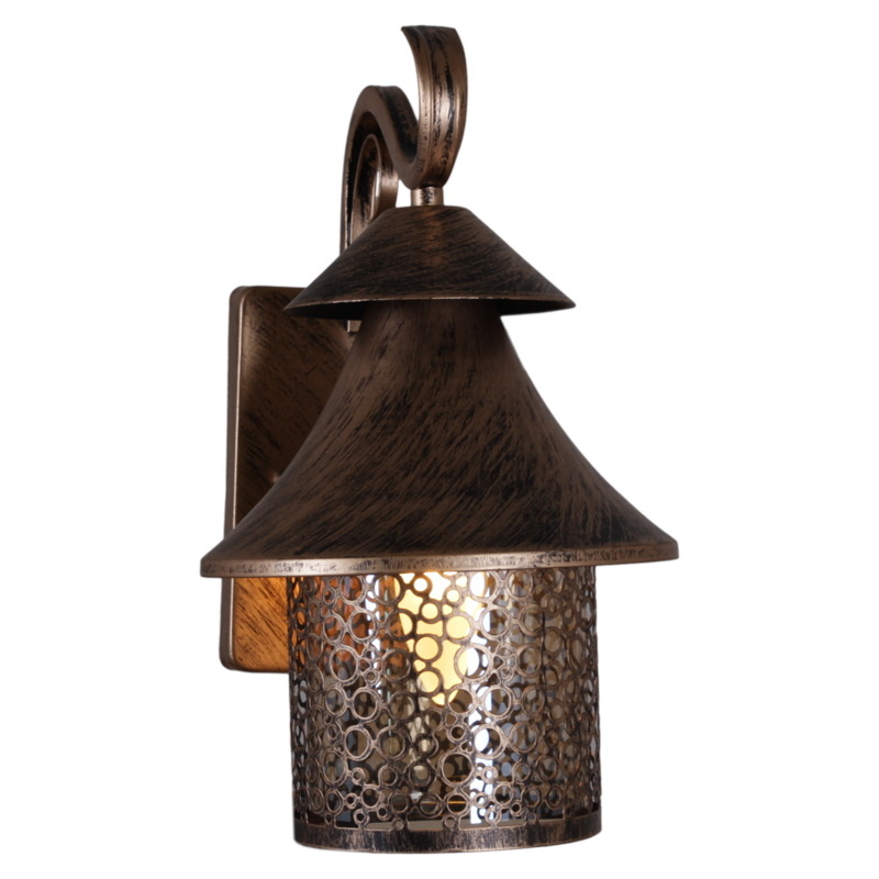 Уличный настенный светильник Reluce 08291-9.2-001U BKG