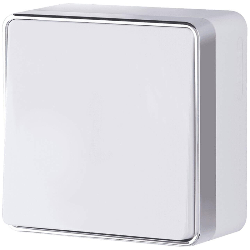 Выключатель Werkel одноклавишный проходной Gallant белый WL15-01-03 4690389102042