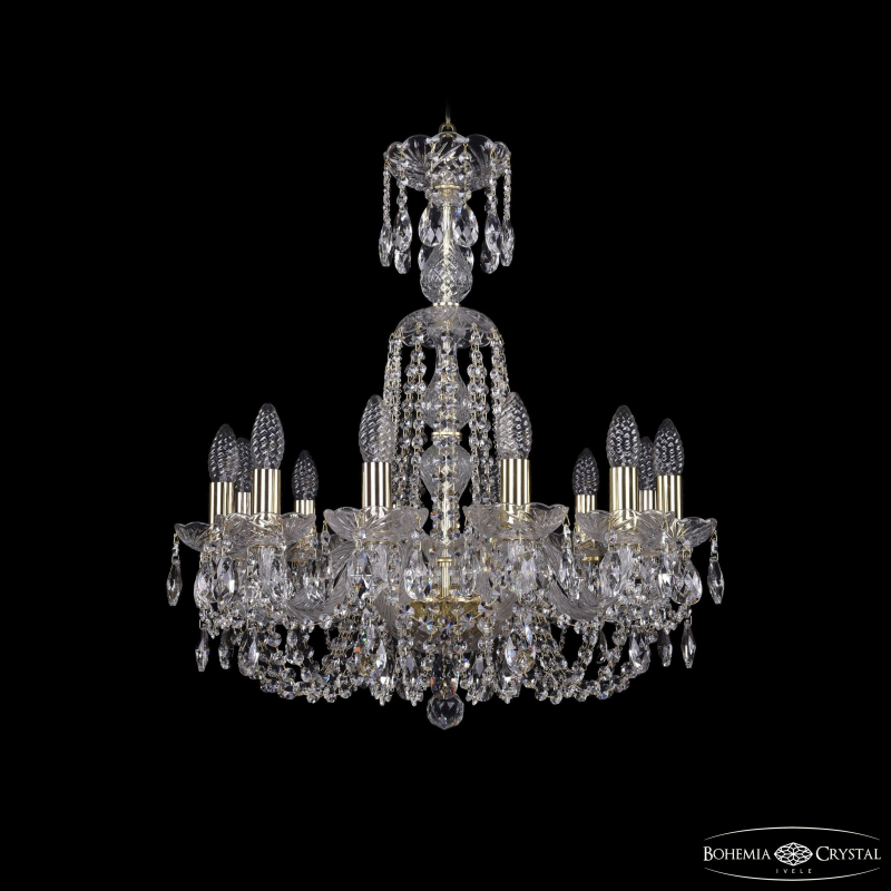 Подвесная люстра Bohemia Ivele Crystal 1402/12/195/XL-64 G