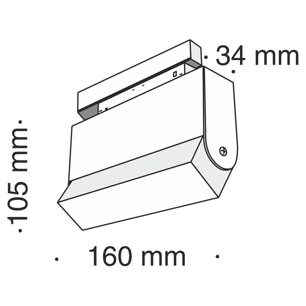 Трековый светильник Maytoni Track lamps TR013-2-10W3K-B