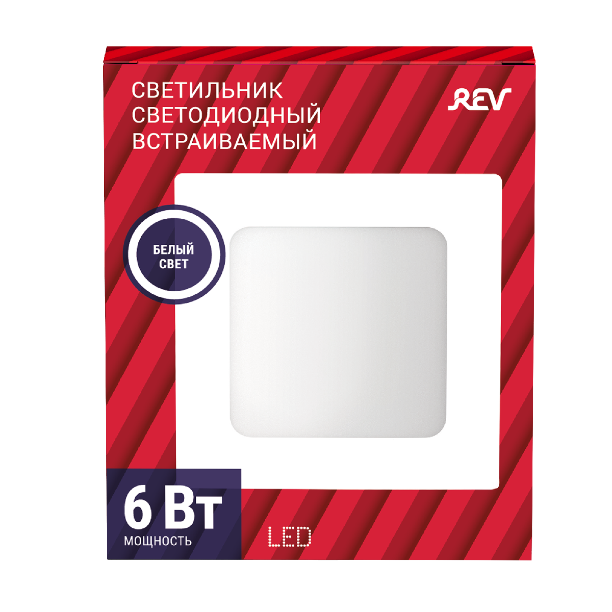 Встраиваемый светильник REV Superslim Quadro 28980 7