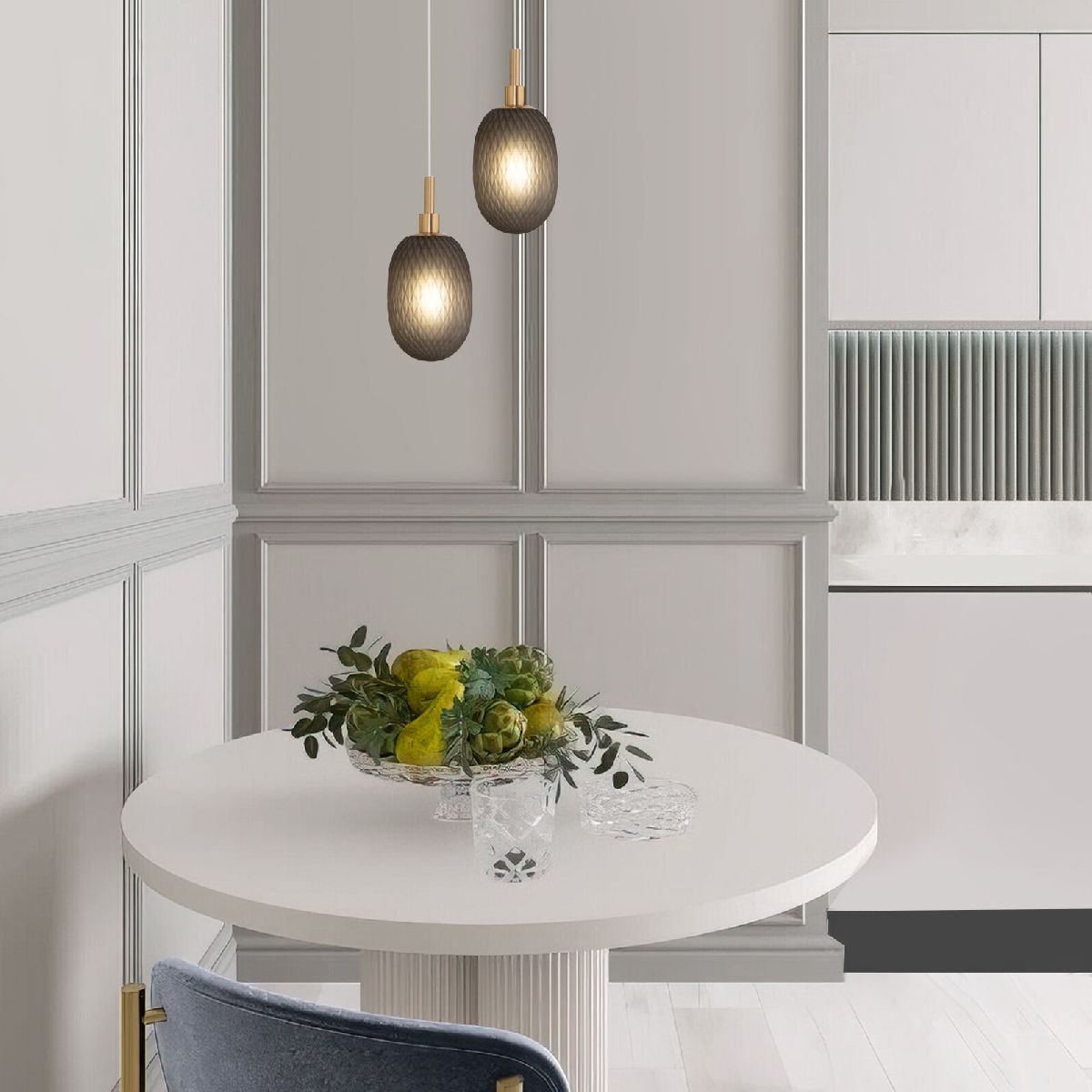 Подвесной светильник Eurosvet Pineapple 50266/1 дымчатый a066524