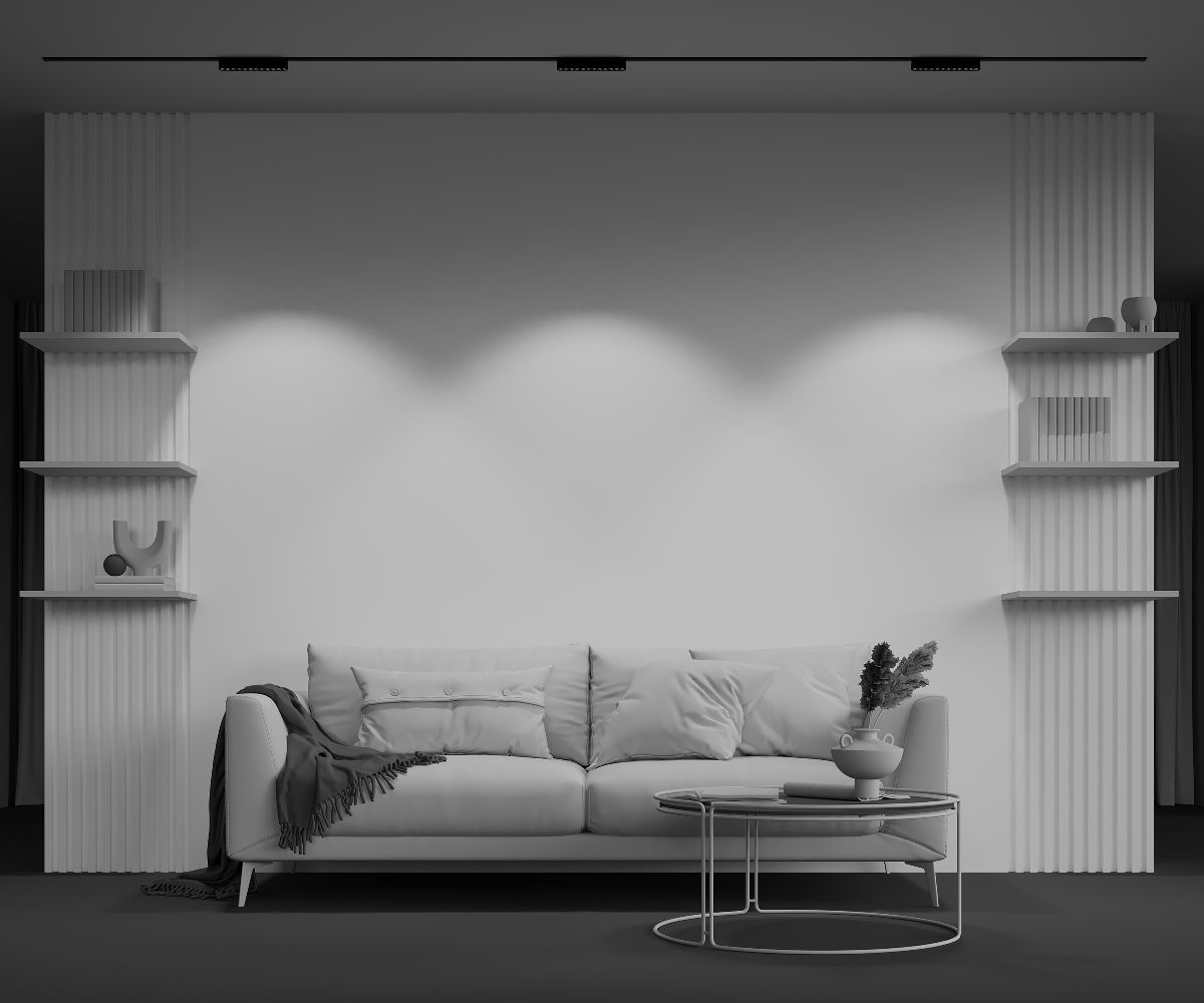 Трековый магнитный светильник на потолок Maytoni Points TR082-1-12W4K-M-B