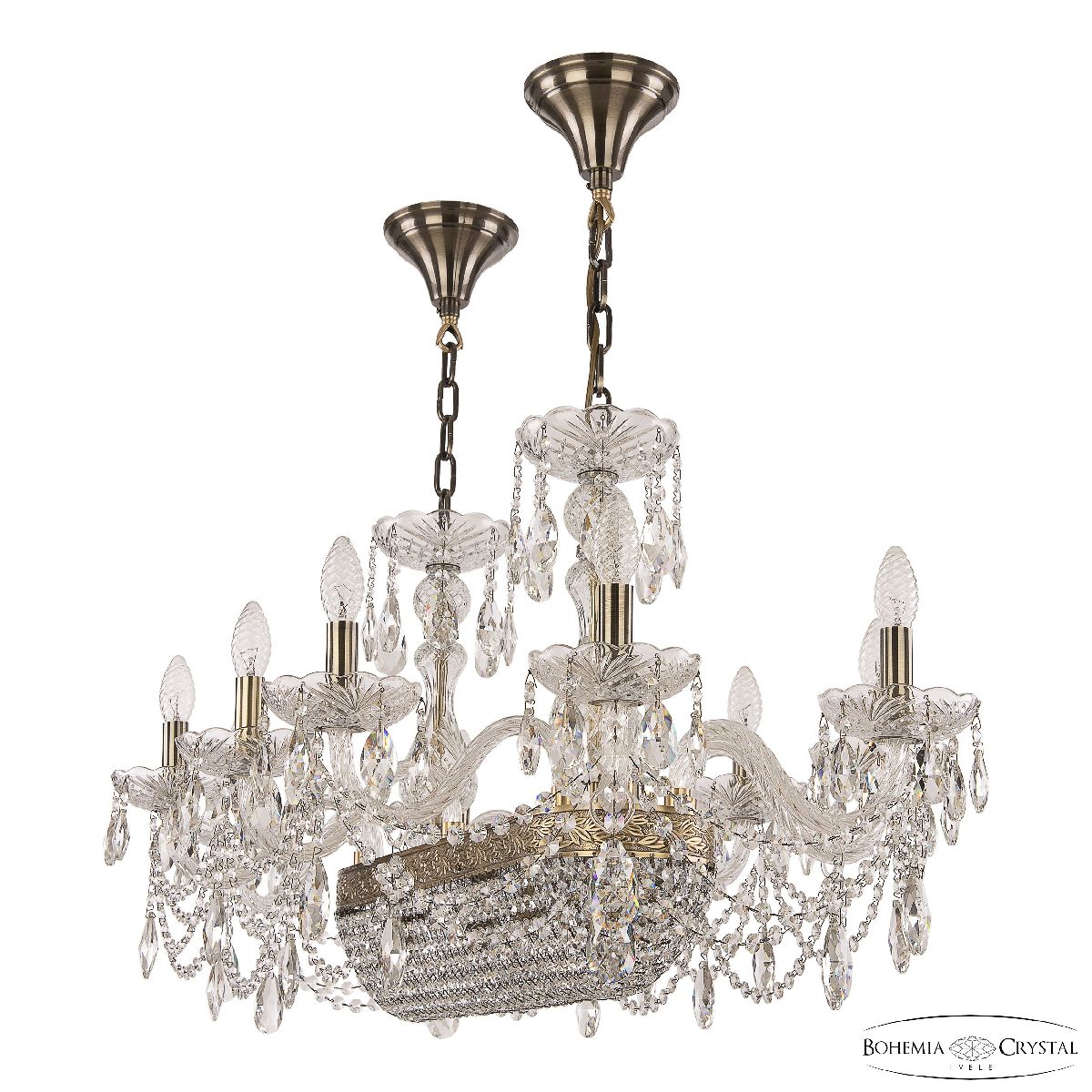 Подвесная люстра Bohemia Ivele Crystal 1453/10/195/600 FP