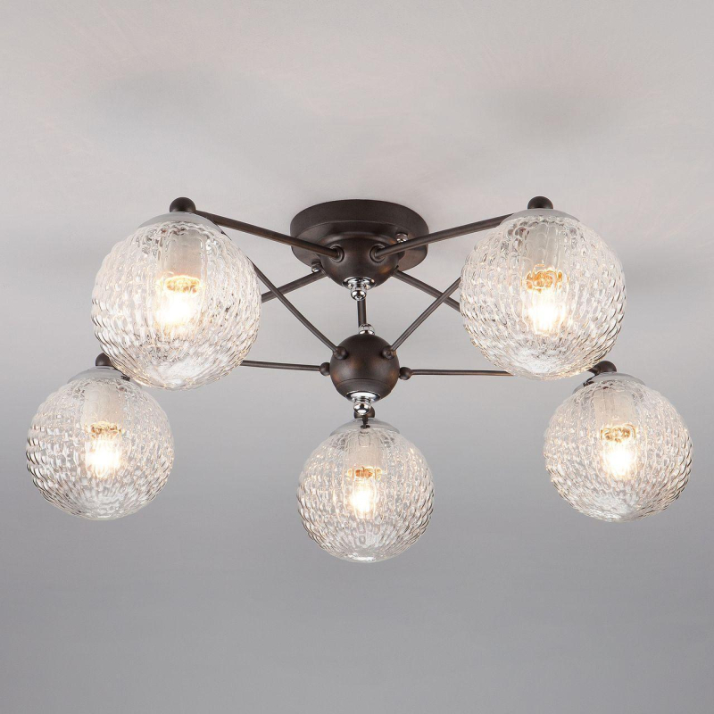 Потолочная люстра Eurosvet Karo 70077/5 графит