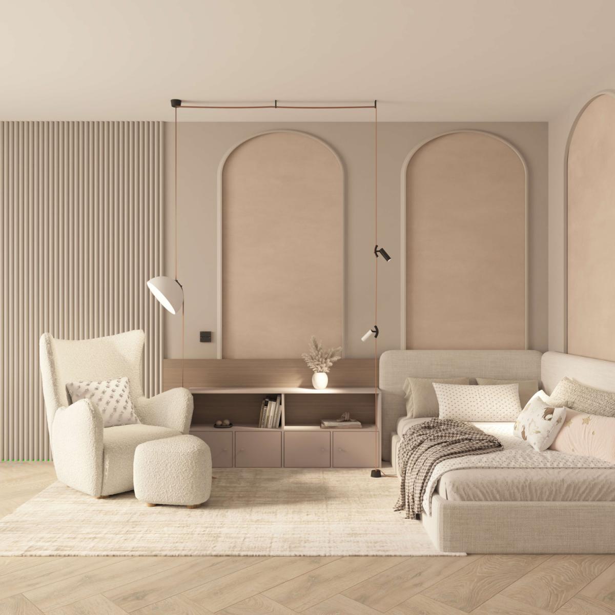 Трековый однофазный светильник Denkirs Belty spot DK5546-BW+BK