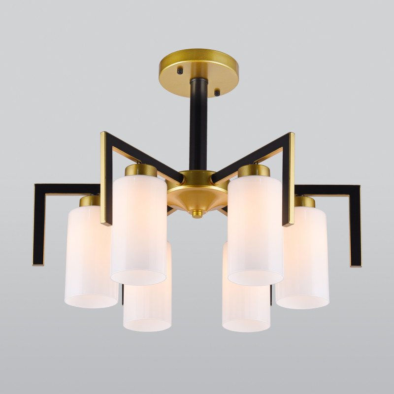 Люстра на штанге Eurosvet PALIO 70126/6 черный