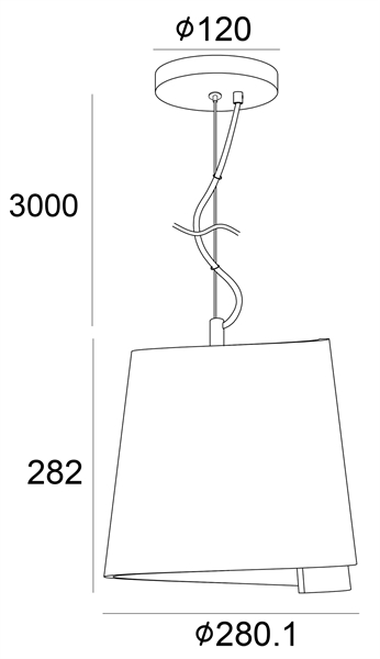 Подвесной светильник Deko-Light Twister 342145