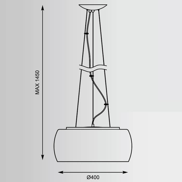 Подвесная люстра Zumaline RAIN P0076-05L-F7L9