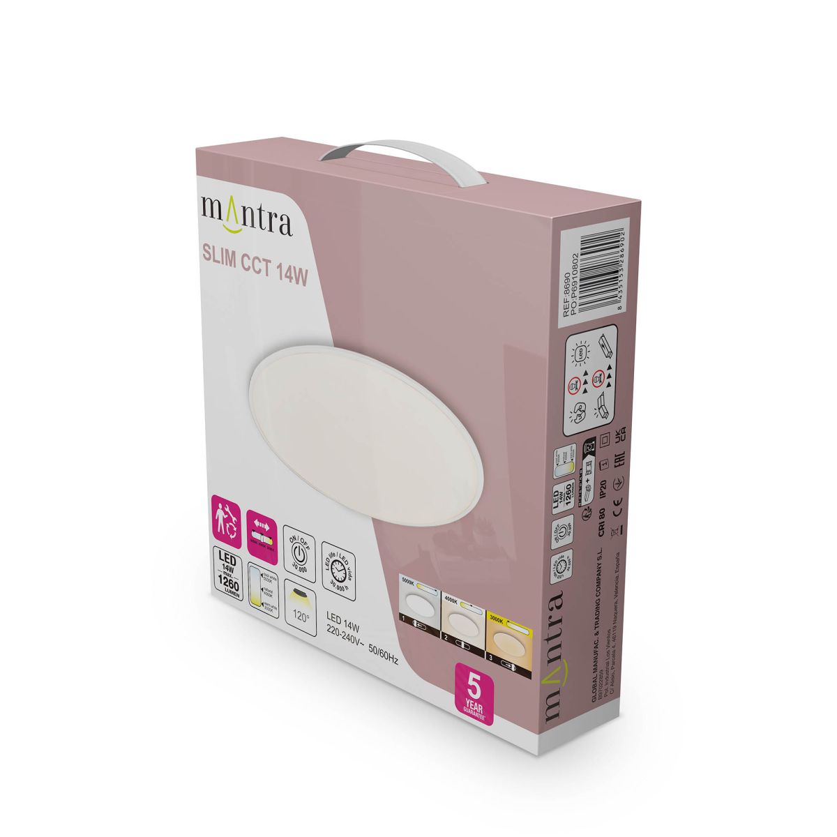 Потолочный светильник Mantra Slim 8690