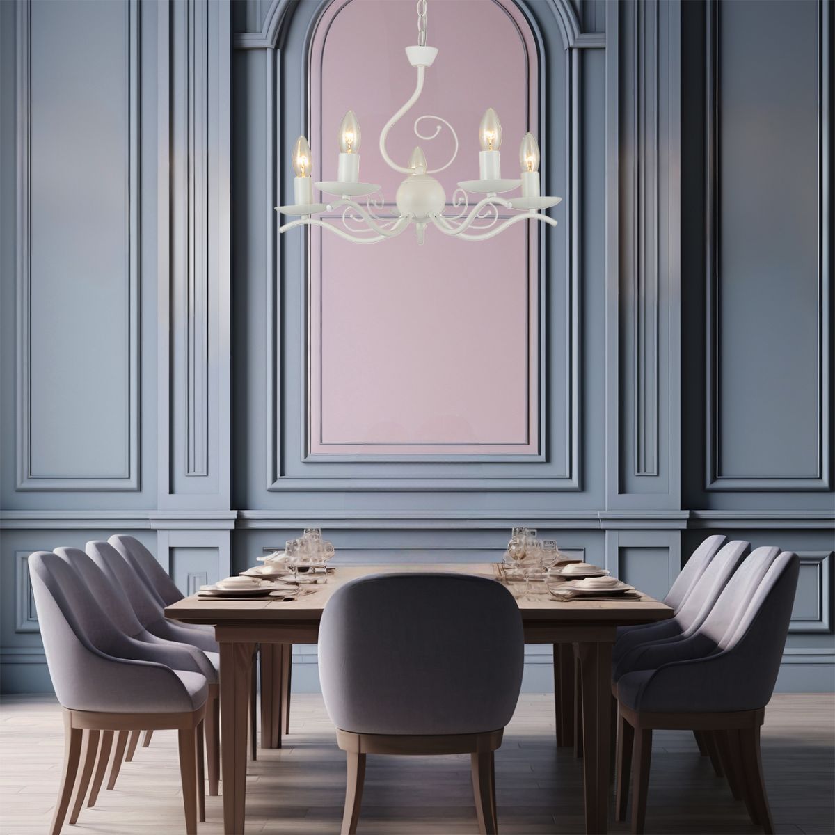 Подвесная люстра Escada Cantata 2103/5S White