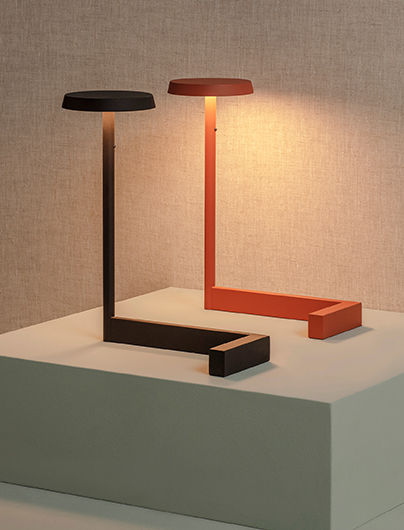 Настольная лампа DeLight Collection Vibia Flat 5970 Terra red 597037/15