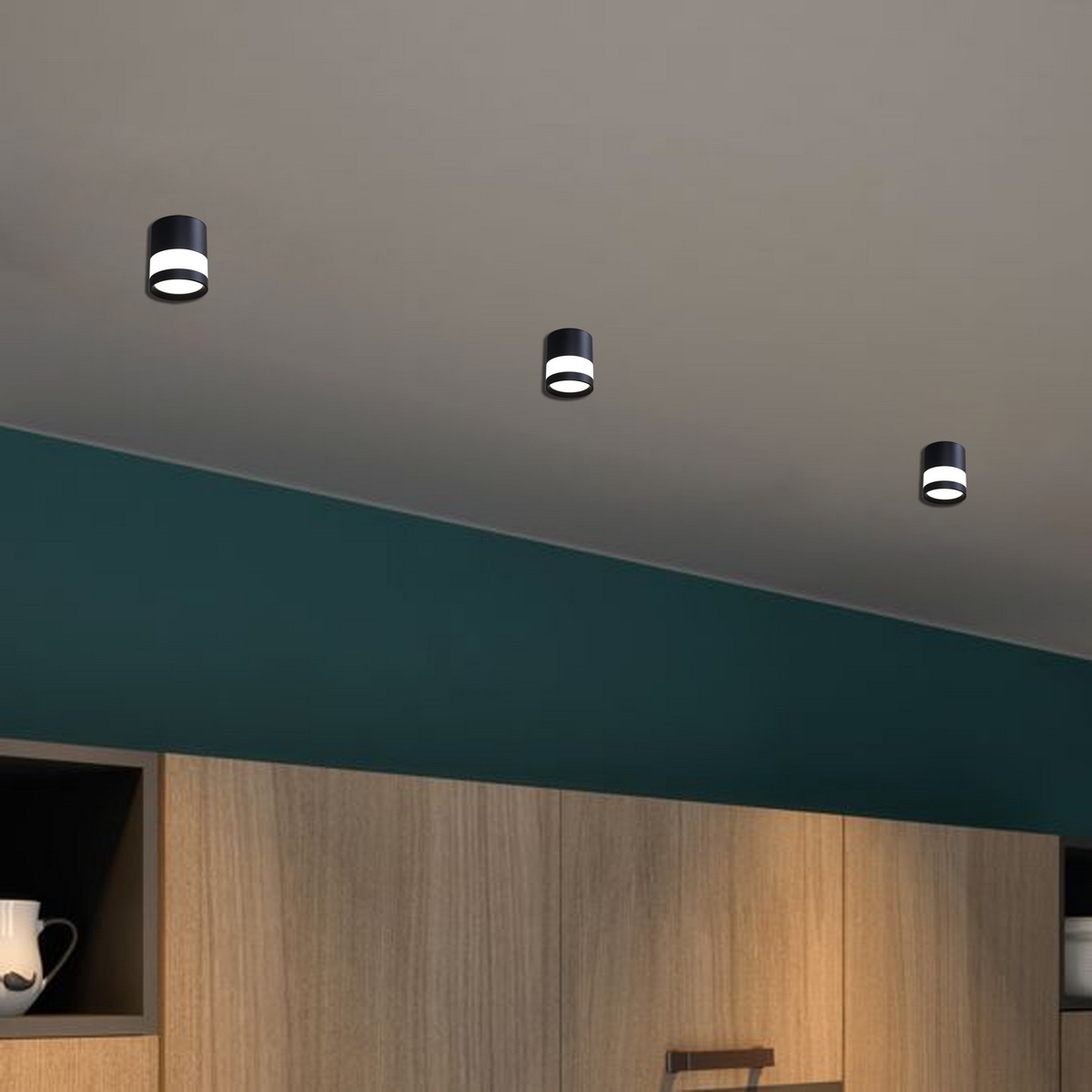 Накладной светильник Reluce 81154-9.5-001MN LED12W BK