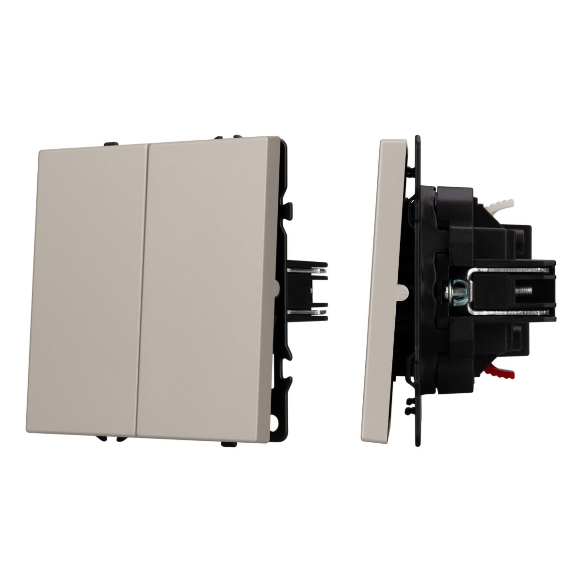 Выключатель проходной 2 кл софт-тач кашемир Arlight SWT-MKP2-SFPL-CA (250V, 10A) 059422(1)