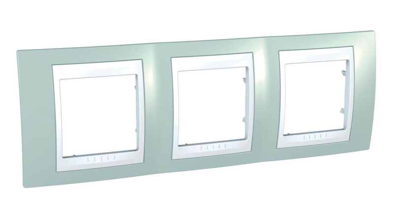 Рамка 3-постовая Schneider Electric Unica Хамелеон MGU6.006.870