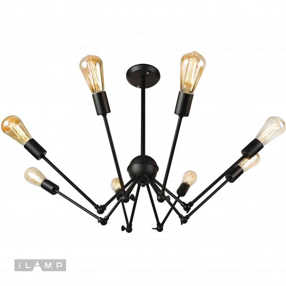 Подвесная люстра iLamp Spider Loft212-8