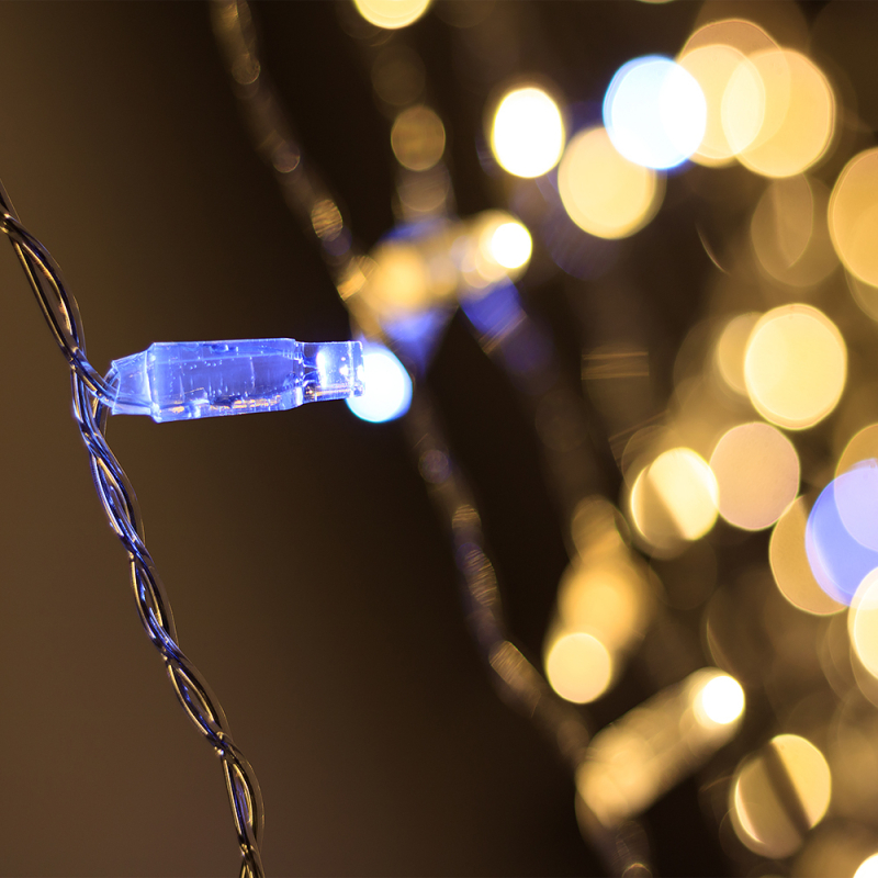 Светодиодная гирлянда Arlight ARD-Curtain-Classic-2000x3000-Clear-760LED-Blink Warm-White 024869