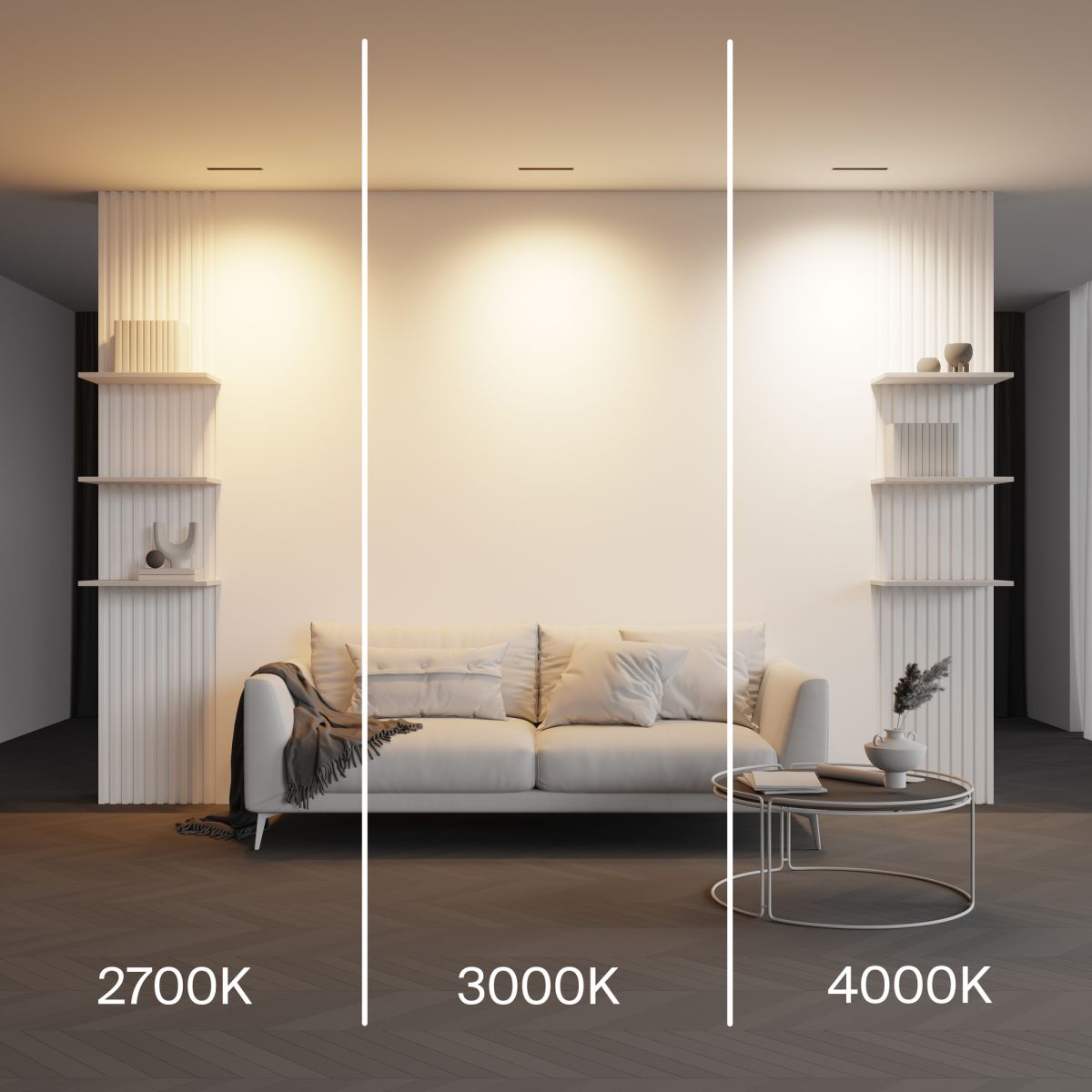 Встраиваемый светильник Maytoni Parete DL100-12W2.7-3-4K-B