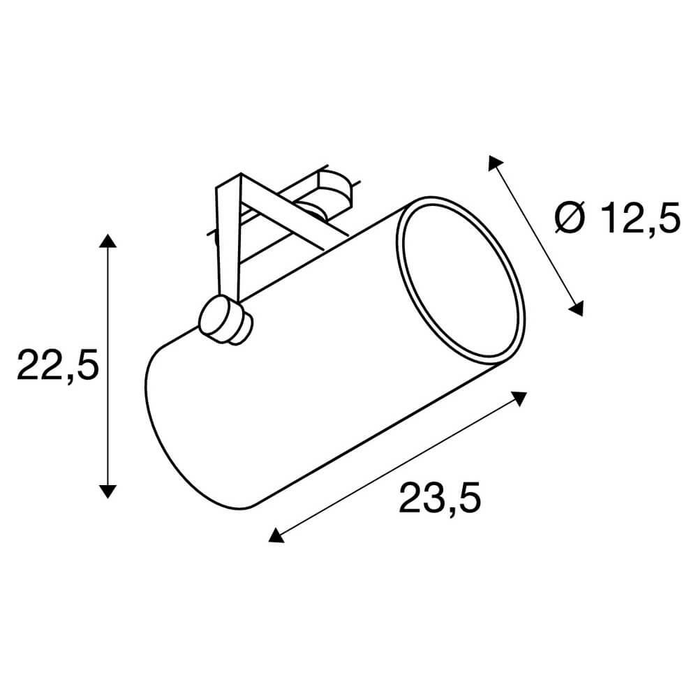 Трековый светодиодный светильник SLV S-Track Dali Euro Spot Led 1002816
