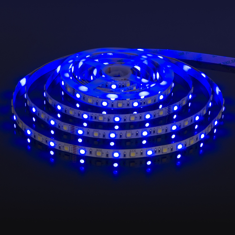 Светодиодная лента Elektrostandard 24V 14,4W 60Led 5050+5050 IP20 MIX RGB/холодный белый, 5м 4690389172274