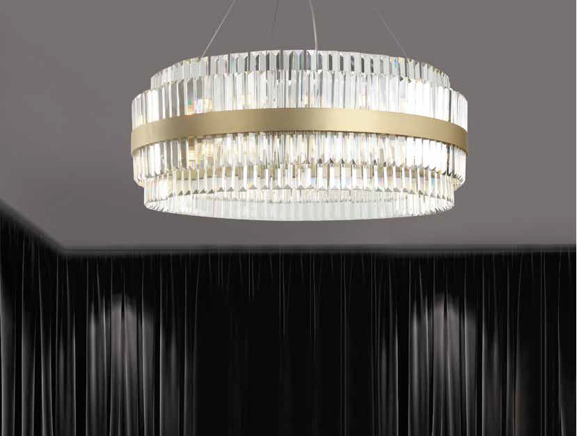 Подвесная люстра Newport Kelly 10242/60 brass М0066143