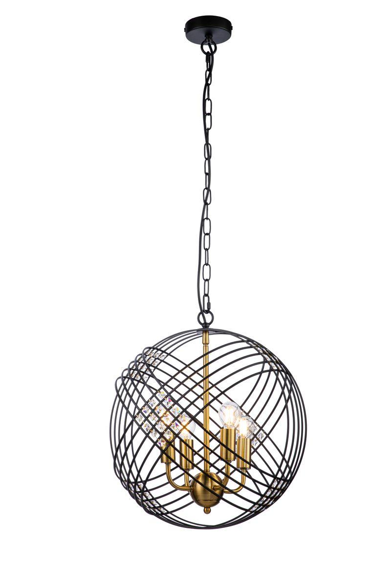 Подвесная люстра Indigo Fresco 10001/4P Black V000102